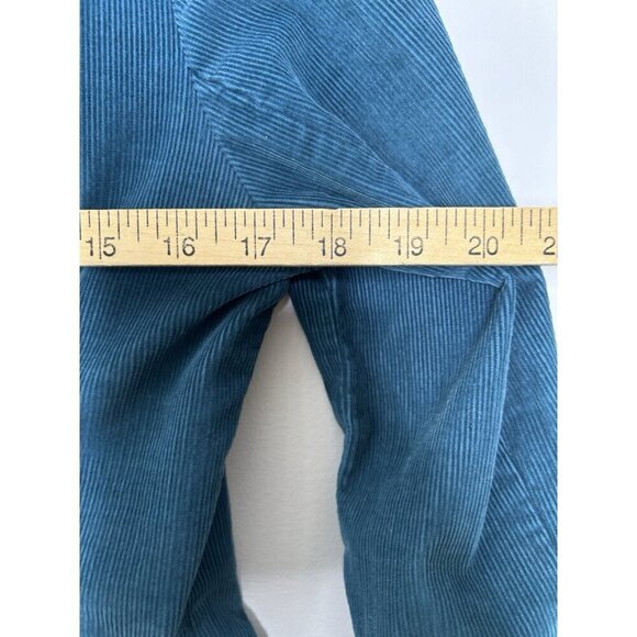 Talbots Blazer Women's Corduroy Teal Blue Jacket Casual Pockets Size 8 - Picture 8 of 9